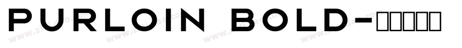Purloin Bold字体转换